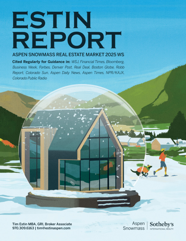 Just released: Estin Report: Aspen Real Estate Market 2025 WS – 2024 Year in Review, Looking Forward Image